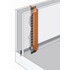 Joint sheet metal DSK for soundproofing joints built-in wall (sketch) | © Mastertec GmbH & Co. KG