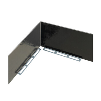Master- joint sheet metal corner 90° with support rail