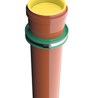 KG sewage ground drain Ø160/500 mm-Base with plug