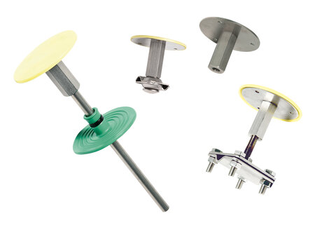 Fixed earthing terminals with accessories 